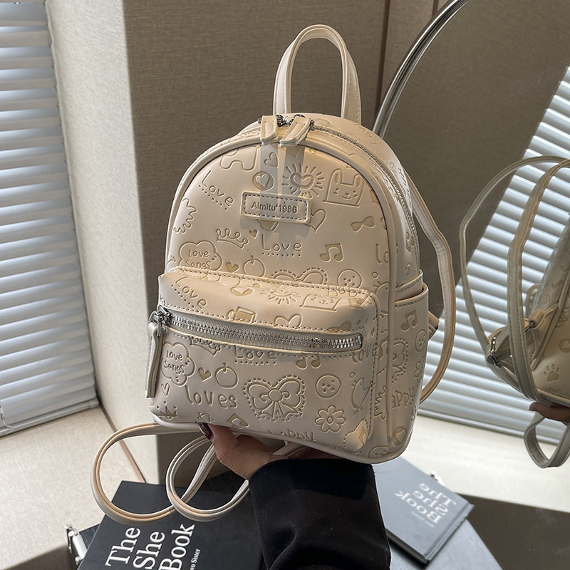 New Free Delivery Designer Shoes By 2025 Amy Rabbit Women's Bag Trendy Fashion Pattern Printed Design Handbag Commuter Leisure Backpack