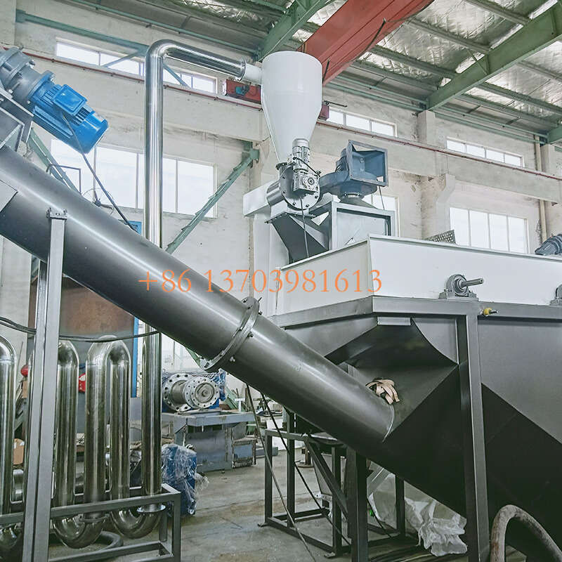 Industrial PET Bottle Washing Recycling Line Automatic Operation