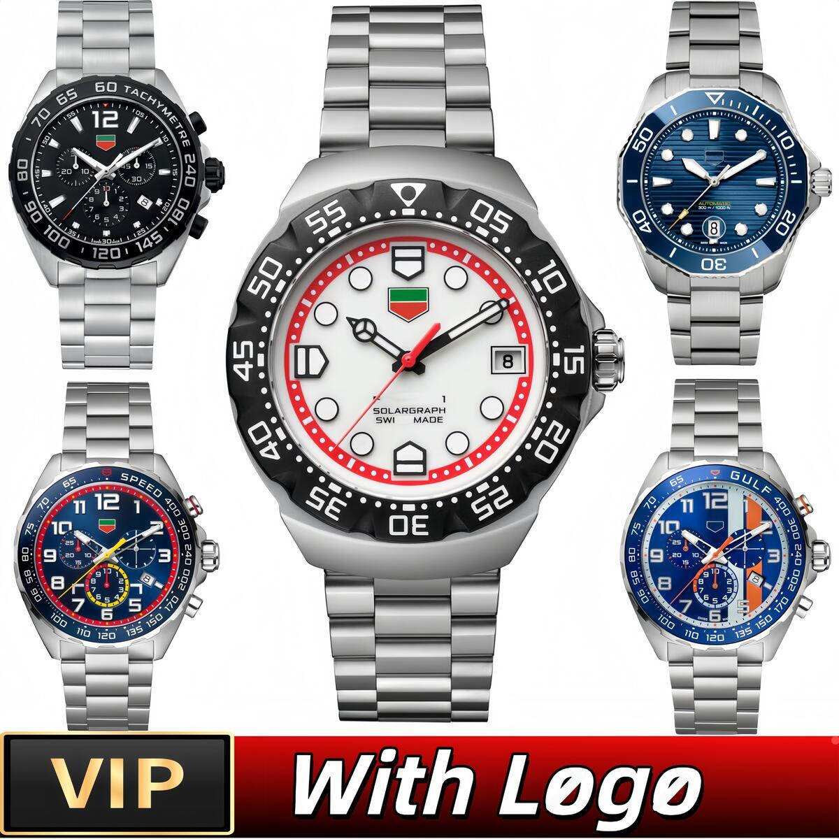 TAGity Heuerers F1 AAA Designer Watch High Quality Watch Luxury Superclone Aquaracers Watch Chronograph Luminous Mens Watch Man Quartz/automatic Watch Gift Box 36f