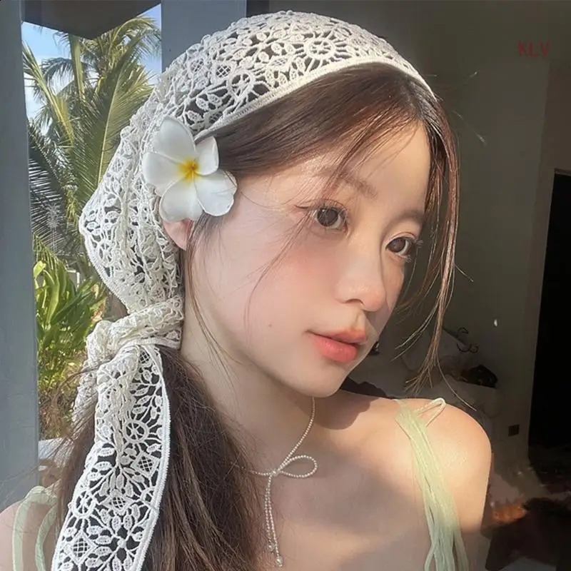 Versatile Cotton Scarf Soft Bandana Hair Accessories Skin Friendly Headwear Headpieces for Travel and Everyday Wear 250423