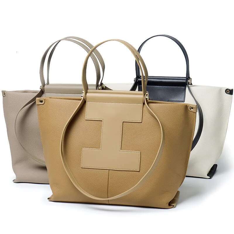 Designer bag New Arrival Off White Leather Tote Bag Black Letter Large Capacity Shoulder Bag Handbag Stylish Fashion Trendy Elegant Simple Minimalist 