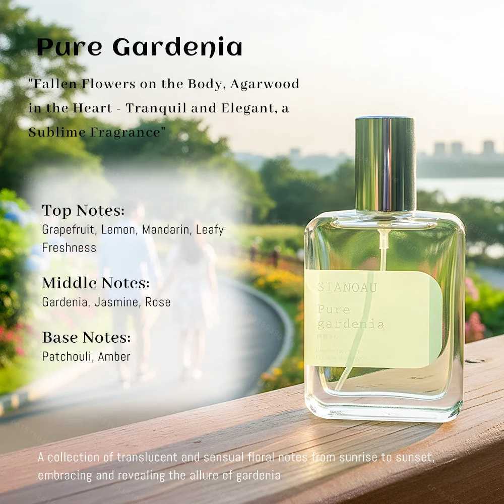 30Ml Gardenia Womens Perfume Long-Lasting Floral Fragrance High-End Light Perfume Daily Perfume Tea Aroma Fragrance of Flowers C251125