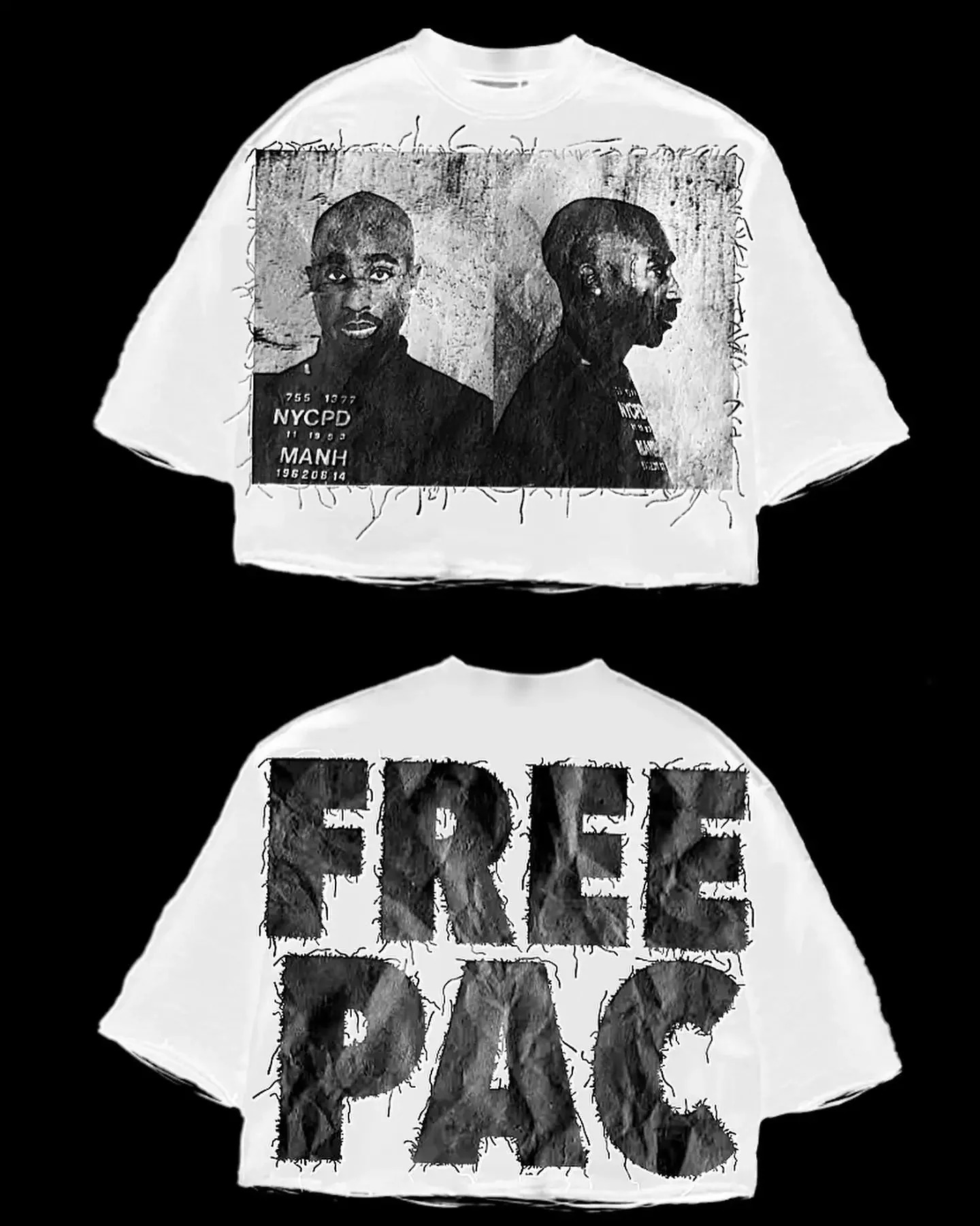 Street Tshirt Y2K Top Rock Hip Hop Graphic Printing Oversized Mens and Womens Staff Collar Cotton Short Sleeve 250417