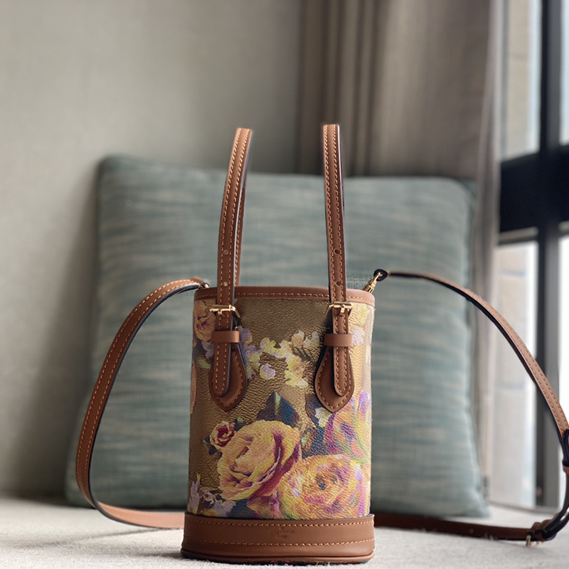 Big Bull Factory Designer Bucket Bags Women Handbag Luxury Shoulder Fashion Crossbody bag 17cm With Box LB07A3
