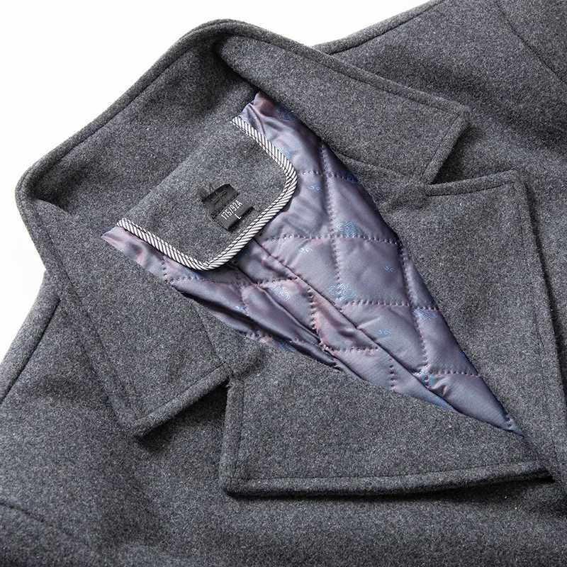 New Winter Men Cashmere Blazers Jackets Suits Coats Male Tailored Collar Overcoats Business Casual Woollen Trench Coats Size 4XLT251125
