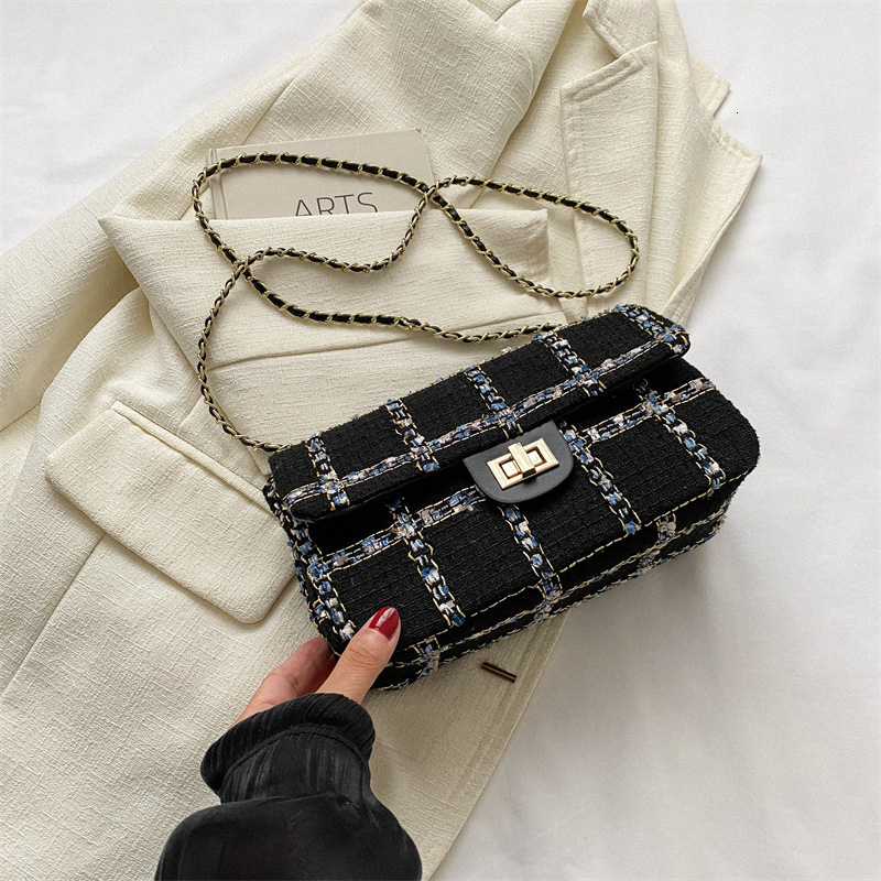 2025 New Designer Bag Free Delivery Shoes By Leisure Women's 2023 Autumn Korean Edition Small Square And Fashionable Shoulder Simple Crossbody Ba