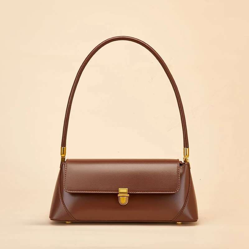 Hifashion Cowhide Genuine Leather Underarm Shoulder Bags For Women 2025 Trend Designer Top Handle Female Tote Ladies Handbags