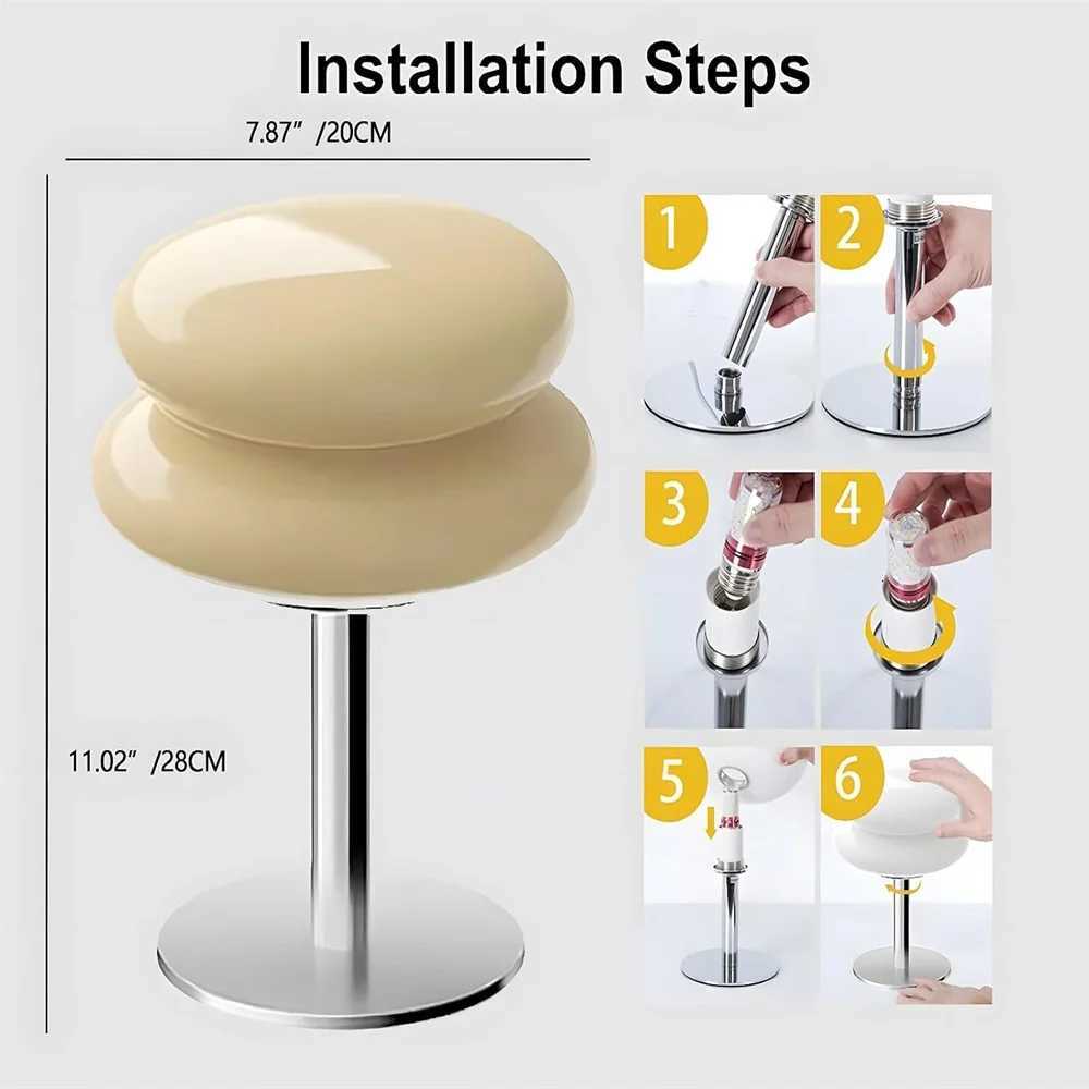 Nordic Bauhaus Macaron Glass LED Desk Lamp DimmingAtmosphere Lamps Eye Protection Night Lighting Girl Bedroom Bedside DecorM251125