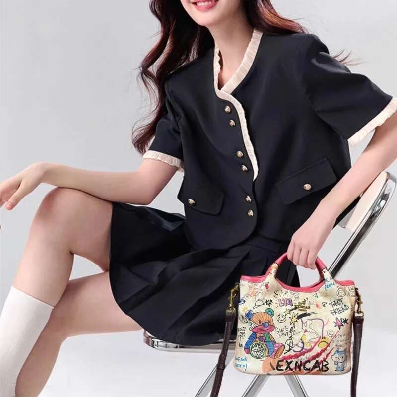 2025 New High End Large Capacity Tote Brand Color Blocked Handbag Designer Crossbody Fashion Bandolera Bag