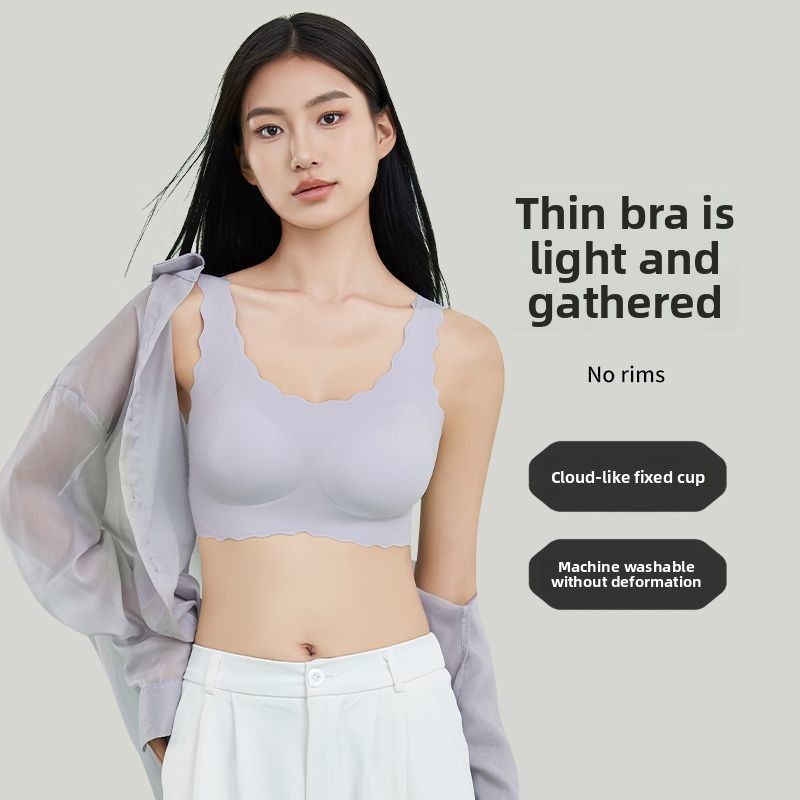 Breast Enhancing Nightwear Set Featuring Hidden Wire Cage System