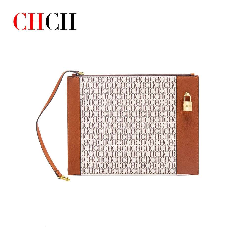 CHCH Women's Wallet 2024 New Letter Printed Zipper Envelope Business Credit Card Bag