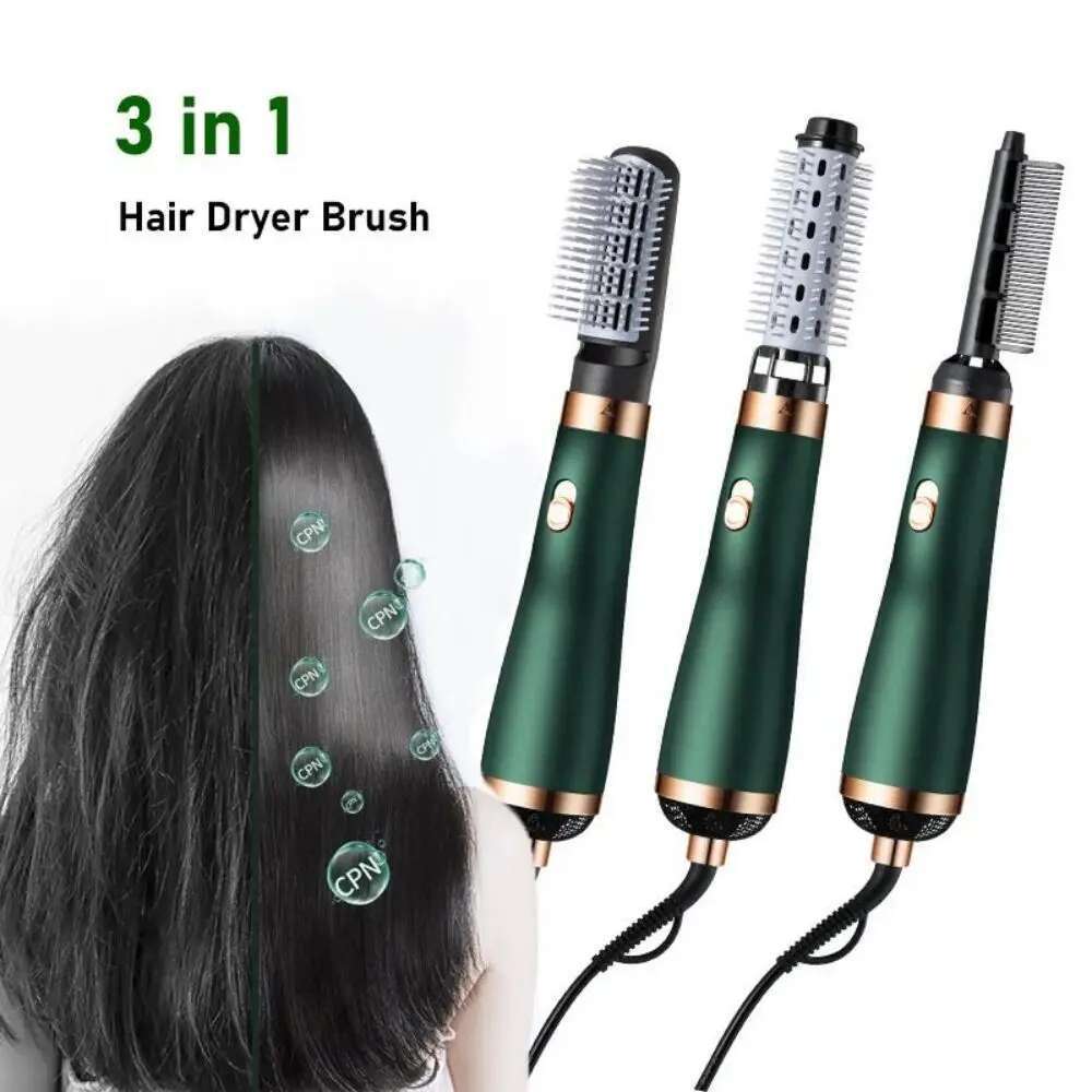 3-in-1 Tool with 110000 RPM Air Brush, Negative Ion Care Dryer, Multifunctional Hair Styling Comb for Blow Dry