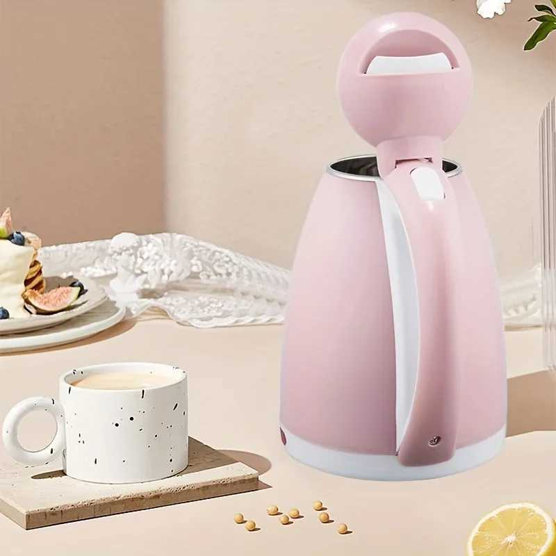 Electric KettleCordless Pot Portable Electric KettleDouble Layer Anti Scalding Hot PotStrong Fast Boiling PotWater PotPink C251125