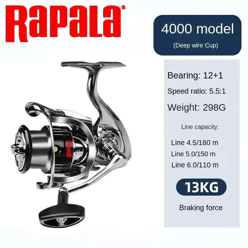 Rapala STELLA SW Rapala Rueda giratoria insignia STELLA SW Barco de pesca totalmente de metal fundido a distancia