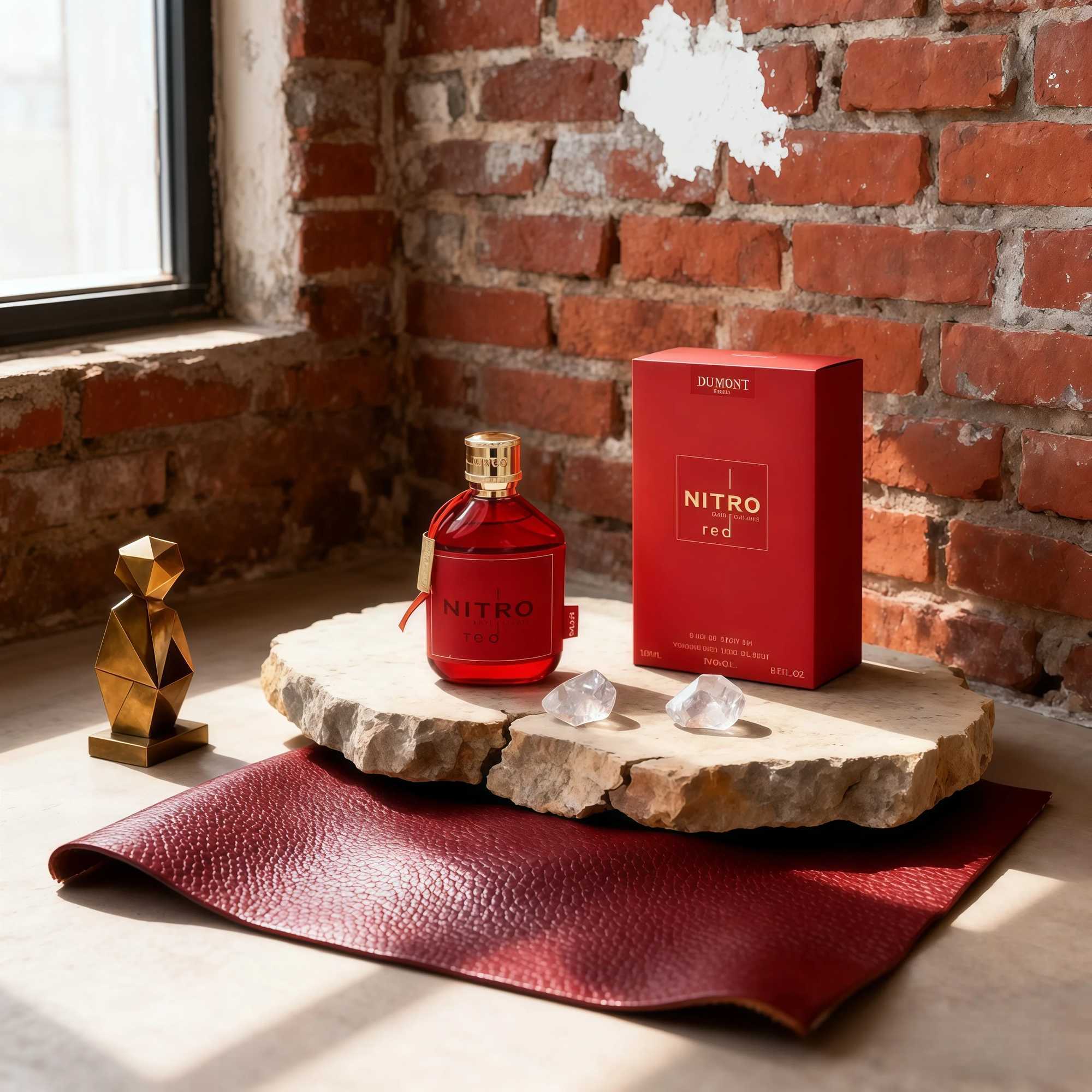 Nitro Red Dumont Middle Eastern Arabic Perfume for Men and Women Long Lasting Natural Romantic Scent Fragrance Spray 100ml C251125