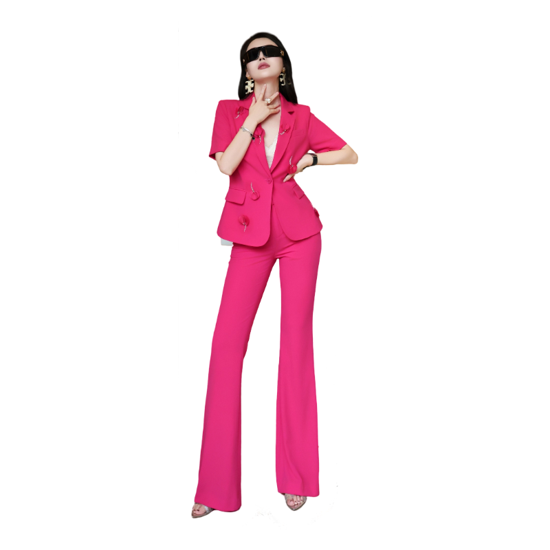 Womens Vest suits dress Vogue Paris Fashion Week Show Customized Fashion Tailored suits.M58