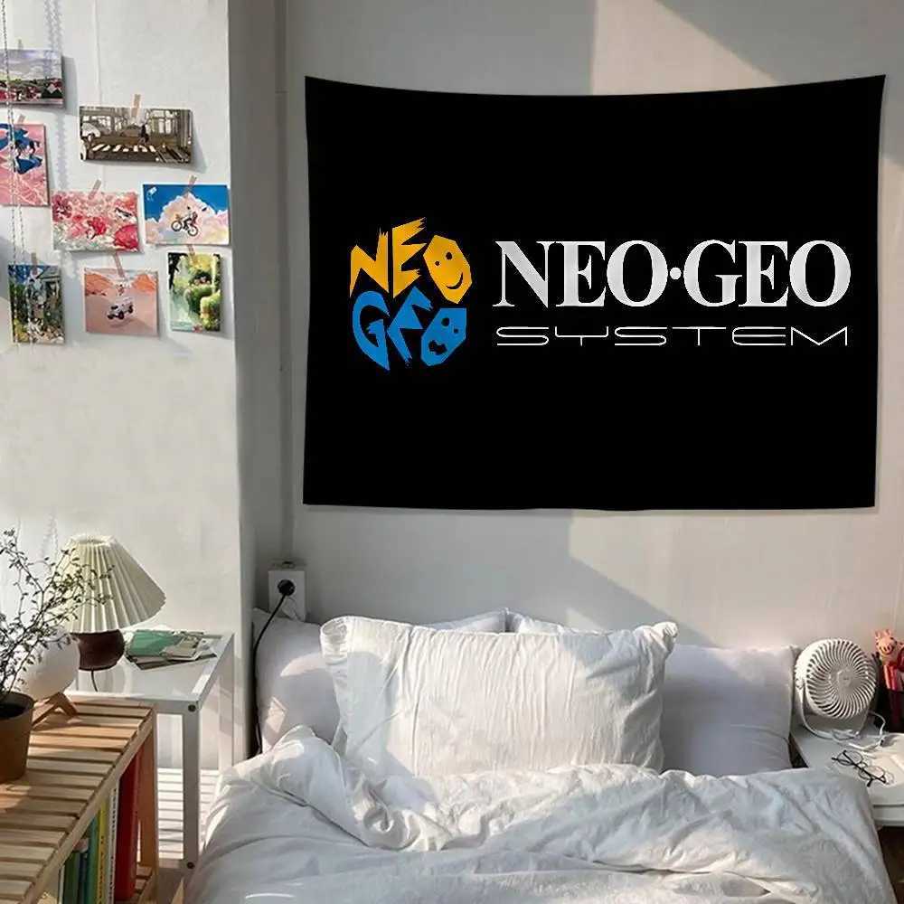 S-SNK N-Neogeo Neo Geo Printed Large Wall Tapestry Wall Hanging Decoration Household Decor BlanketM251125