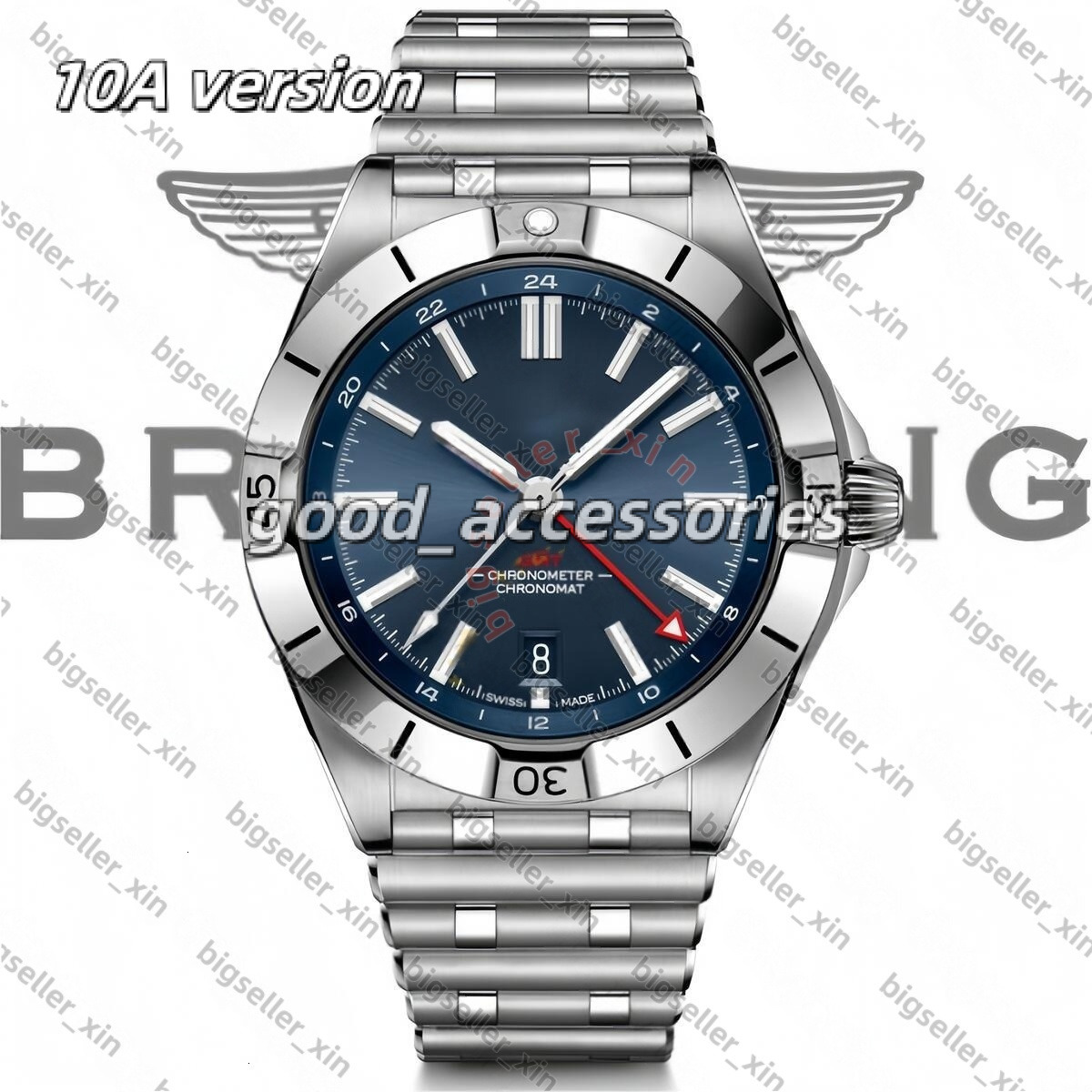 2026 10A Breitllng Watch Navitime Designer TAGly Elegant Mens Timepiece Watch Breitlngities Chronograph Leather Bands Watch Movement Automatic Quartz Watch 3c0