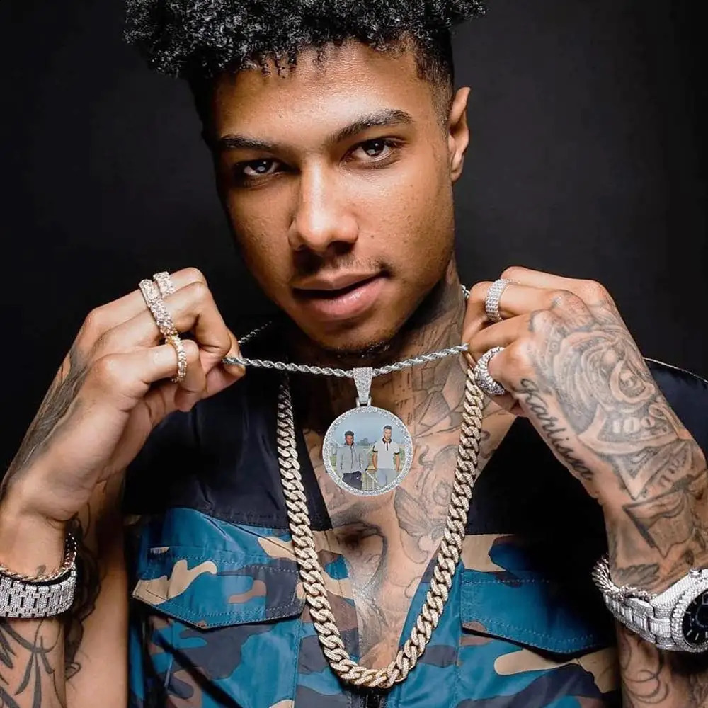 Custom Po Pendant Necklace Personality Mens Hip Hop Jewelry With 4mm Tennis Chain Cubic Zircon Gold Silver 585 Rose Gold 250425