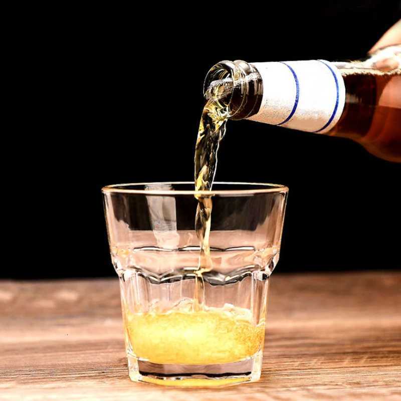 240ml/145ml Thick Bottomed Whiskey Glass ic Beer Glass Thick Bottomed Itan Espresso Glass Coffee Mug Drinking Glasses Y251125