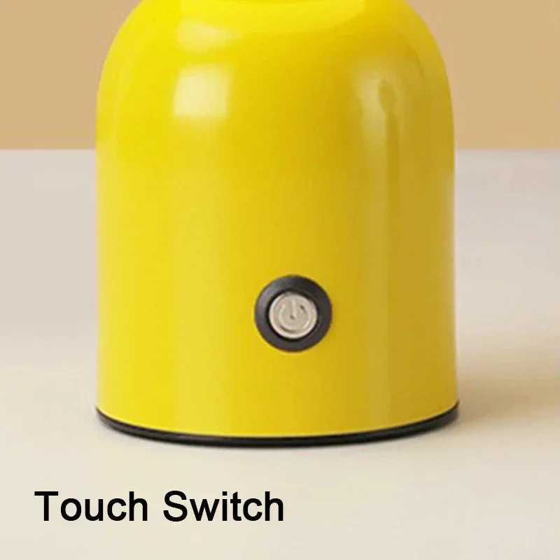 Nordic LED Table Lamp Rechargeable Touch Switch Stepless Dimming Night Light For Bedroom Bedside Desk Decoration Table Lights C251125