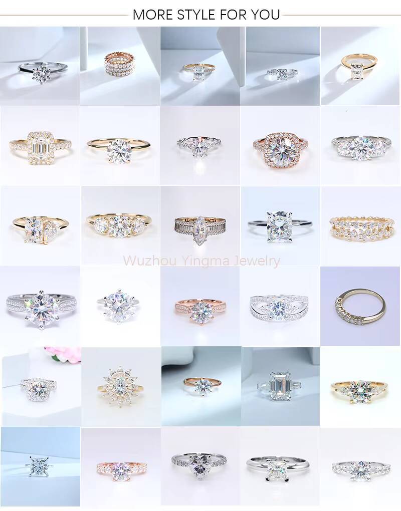 IGI Certified CVD/HTHP Lab Grown Diamond Wedding Engagement Ring 14K 18K Solid Gold Jewelry Round D Vvs 1 Ct Lab Diamond Ring