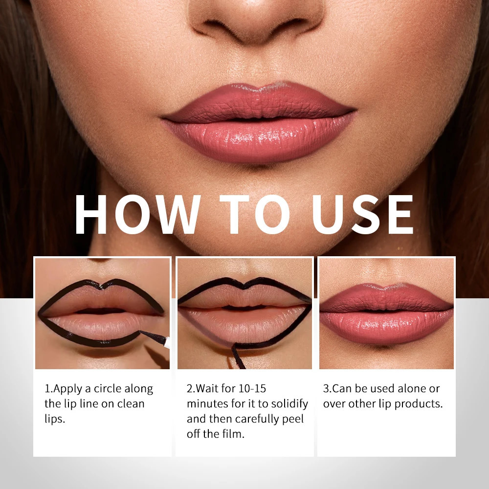 Lip Liner Pencil Peel Off Lip Stain Tattoo Long Wearing Matte Waterproof Smudge Proof Transfer Proof Lip Cosmetic For All Day 251125