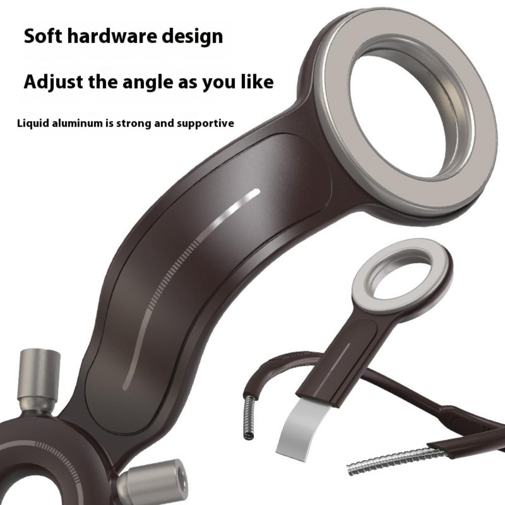 New product neck phone magnetic bracket, outdoor live streaming selfie phone bracket