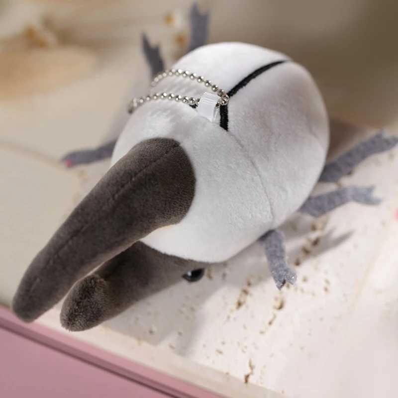 Plush Insect Toy for Carkey Pendant Beetle-Doll Insect Plush Pendant Cartoon Keychain Children Backpack OrnamentXJ251125