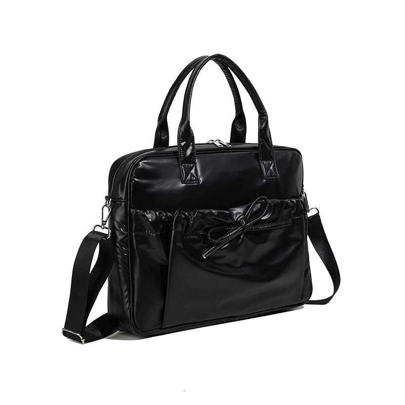Womens Sweet Bow Shoulder Laptop Bag 133 136 14 15 156 16 Inch For Macbook Samsung Dell Lightweight Computer Briefcase BagT251125
