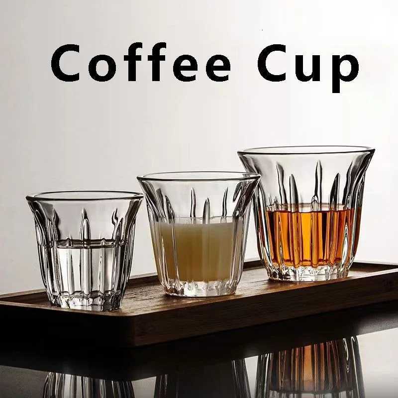 Heat Resistant Glass Cup Transparent Handheld Coffee Latte Cappuccino Mug Whiskey Tea Milk Beer Cocktail Cup for Bar Accessories Y251125