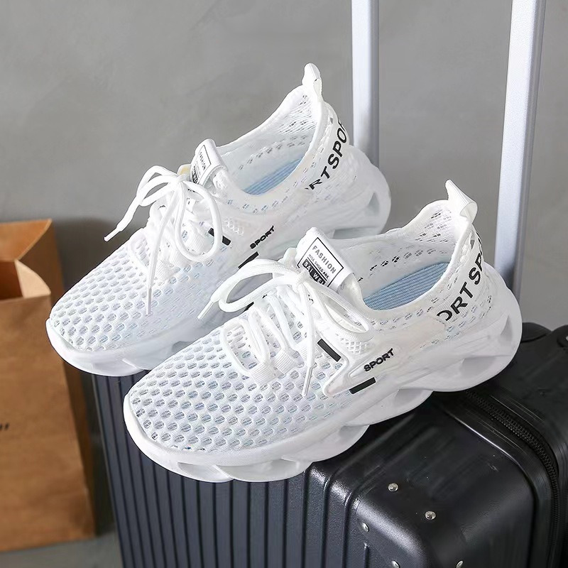 Summer New Korean Breathable Flyknit Instagram Trendy Student Running Sports Women S Casual Shoes Ddmysaturn