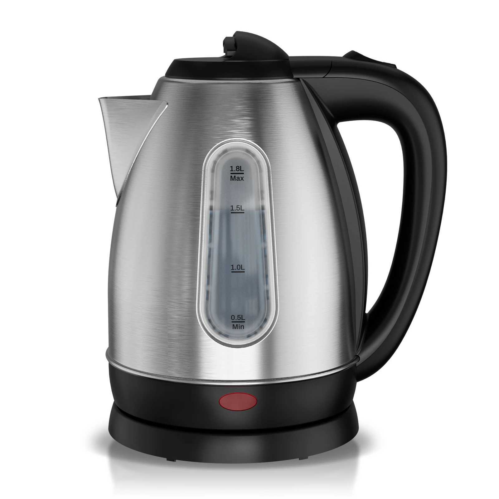Stainless Steel Electric Kettle 18 Liter Tea Kettle Electric Hot Water Kettle 1500W Fast Boil with LED Light Auto Shut-Off C251125