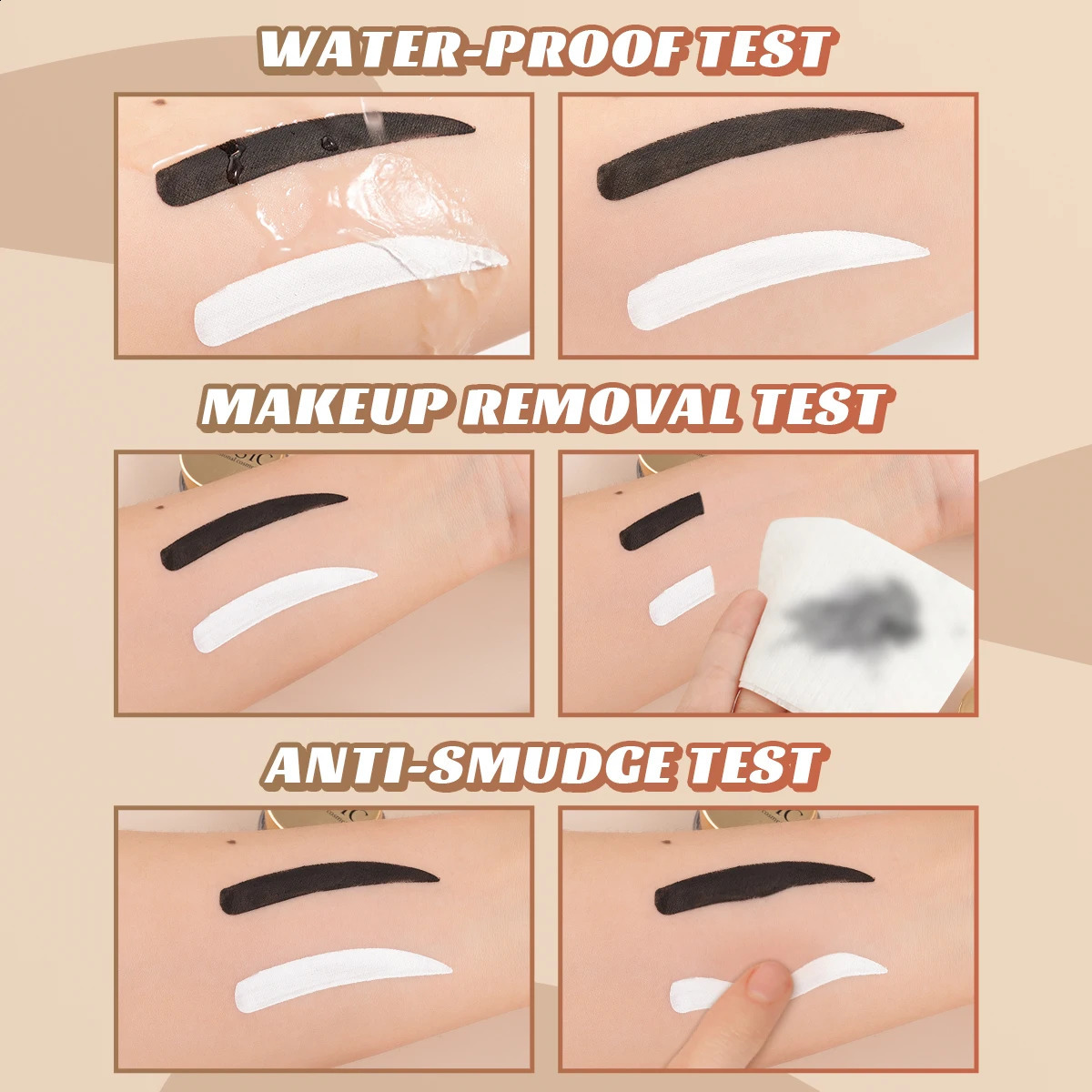 IMAGIC eyeliner waterproof gel makeup 24 hours long kit with brush 250418
