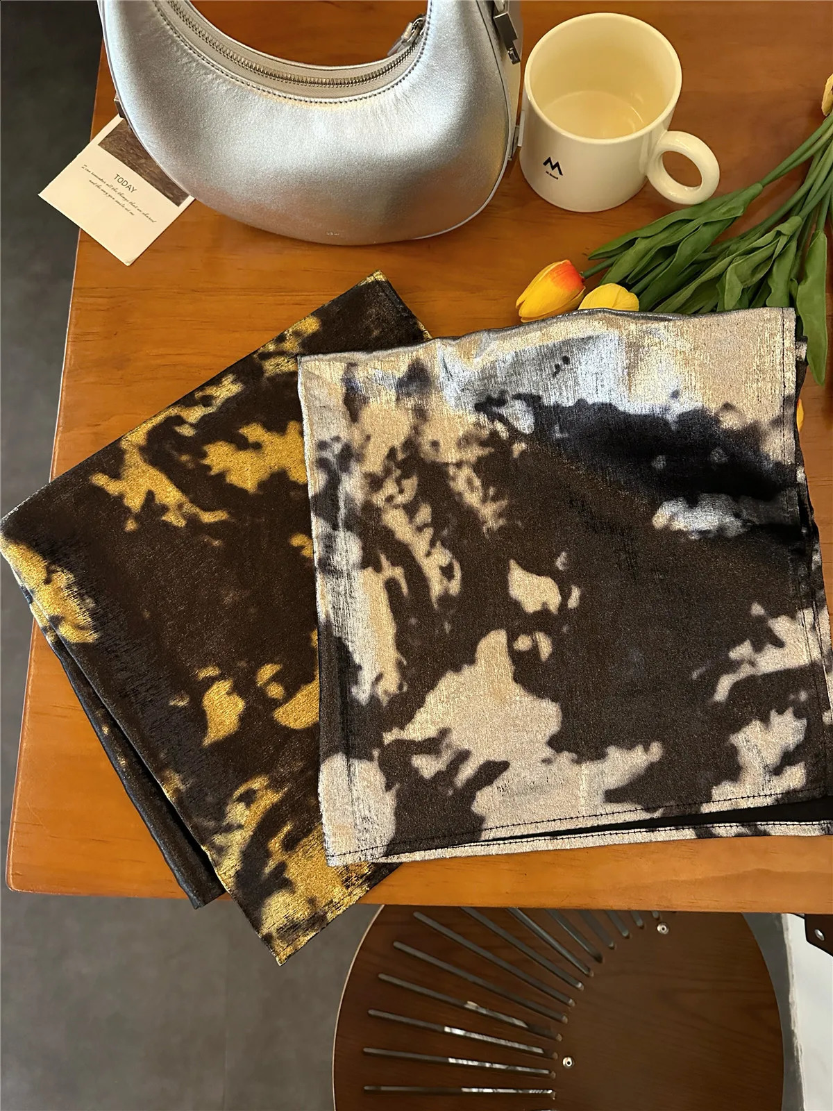 Retro Spicy Style Headscarf Hat for Women Summer Y2k Square Scarf Hip-hop Kerchief Korean Series Versatile Headband 250424