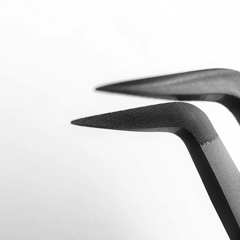 Fiber Tip False Lash Tweezers For Eyelash Extensions Black tweezer perfect close tip of tweezer for eyelashes 250422