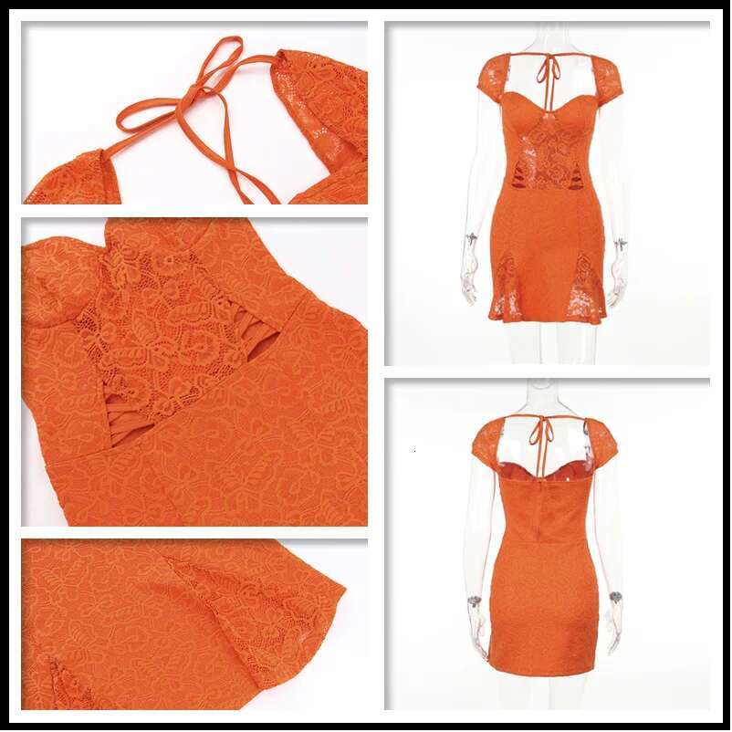 Dongdumaoyi Townlike Halter Strapless Lace Slim Bodycon Dress Women Mini Spring Summer Backless Nightclub Sexy Party Dresses