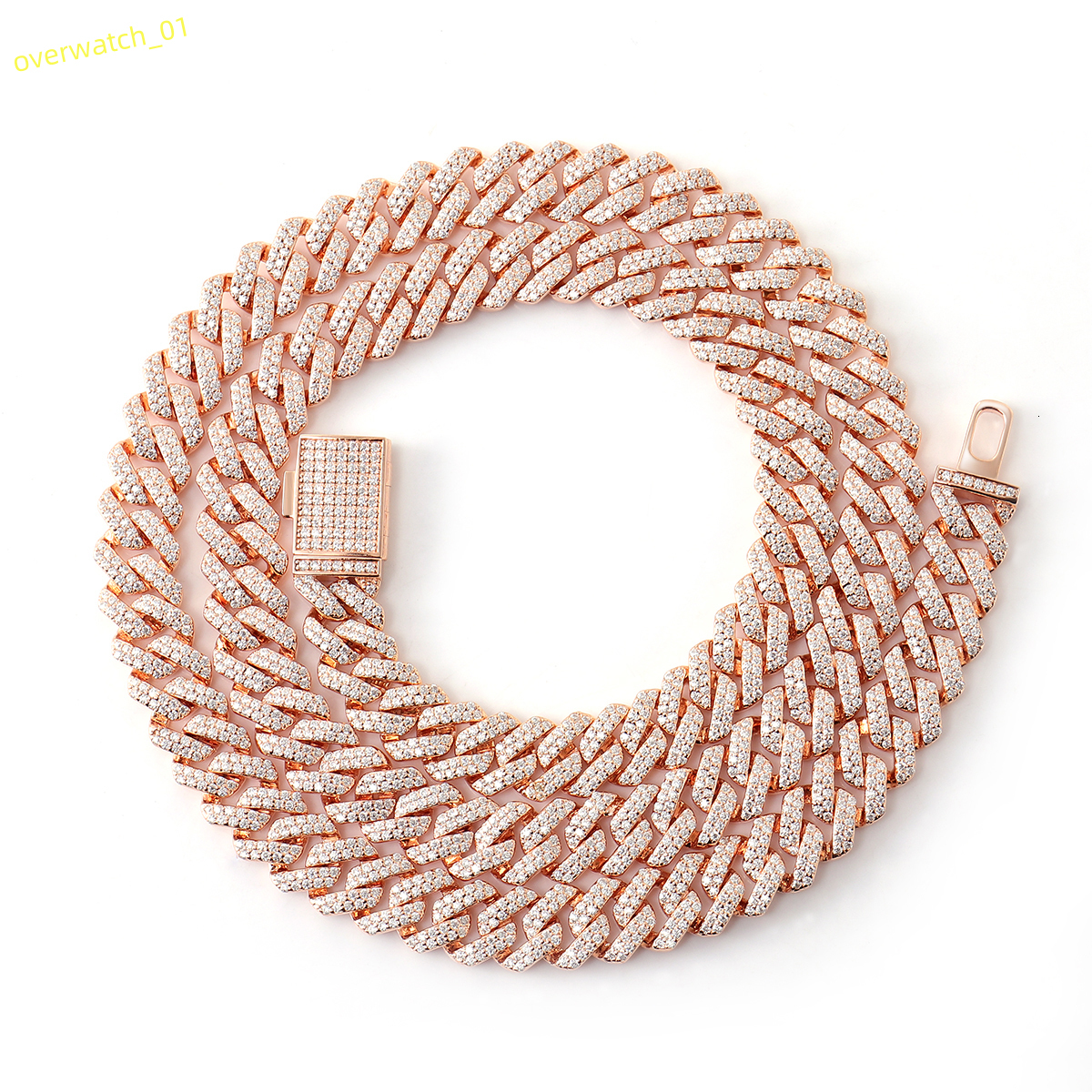 10mm 12mm Real 18k Gold Cuban Chain Link Customized Moissanite Diamond Hip Hop Jewelry Necklace with GRA Certified Bracelet