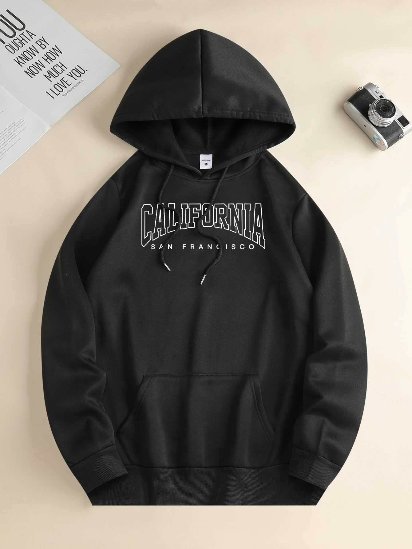 2025 Mens New Fashion Items Front Kangaroo Pocket Hoodie Casual Day Pullover Hoodie Mens Jacket w250425