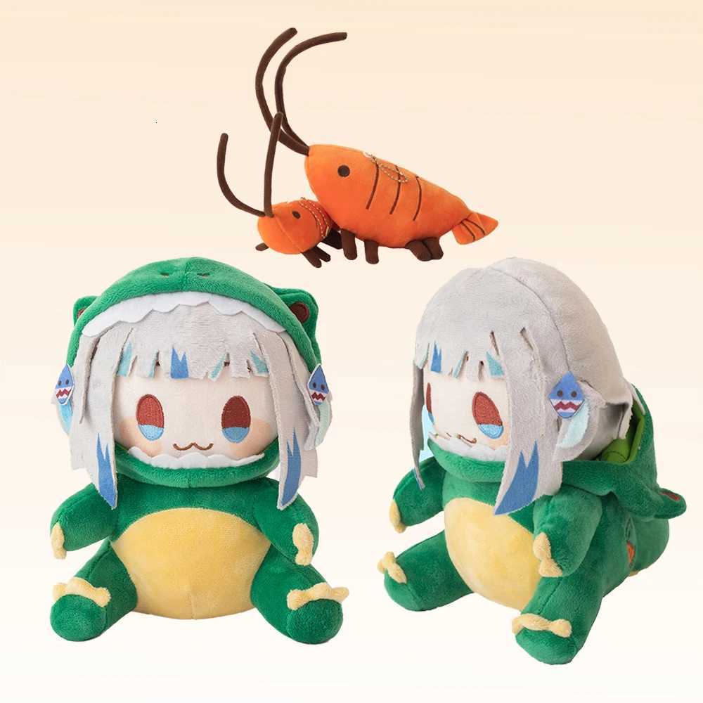 NEW Japan Anime Hololive Dino Gawr Gura Plush Cosplay Crocodile Ebi-chan Shrimp Mascot Gula Shrimp Plush Pendant Keychain GiftXJ251125