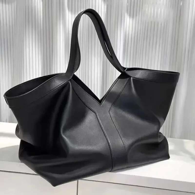 Women's Large Tote Bag: Genuine Leather Handbag for hot Mom & Baby with Spacious Design