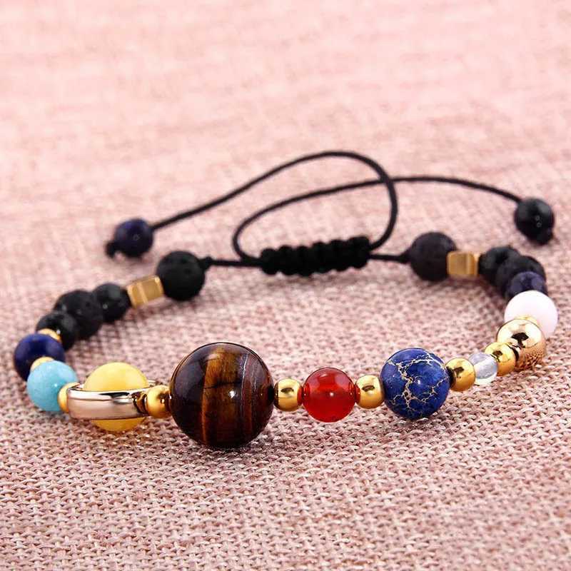 Cosmic Galaxy Solar System Eight Planets Bracelet Wearing it Means The Universe is Under Control J251125