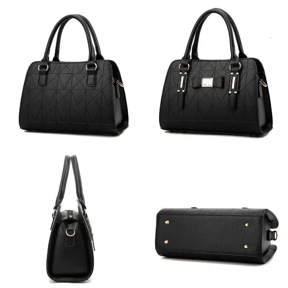 PU Leather Ladies Handbag Fashion Zipper Soild Color Tote Travel Purse Large Capacity Women Crossbody Shoulder Bag