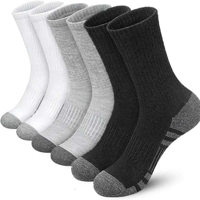 6 Pairs Mens Outdoor Gym Socks High Quality Comfortable Soft GroundGripping Football Large Size New Style Z251014-1