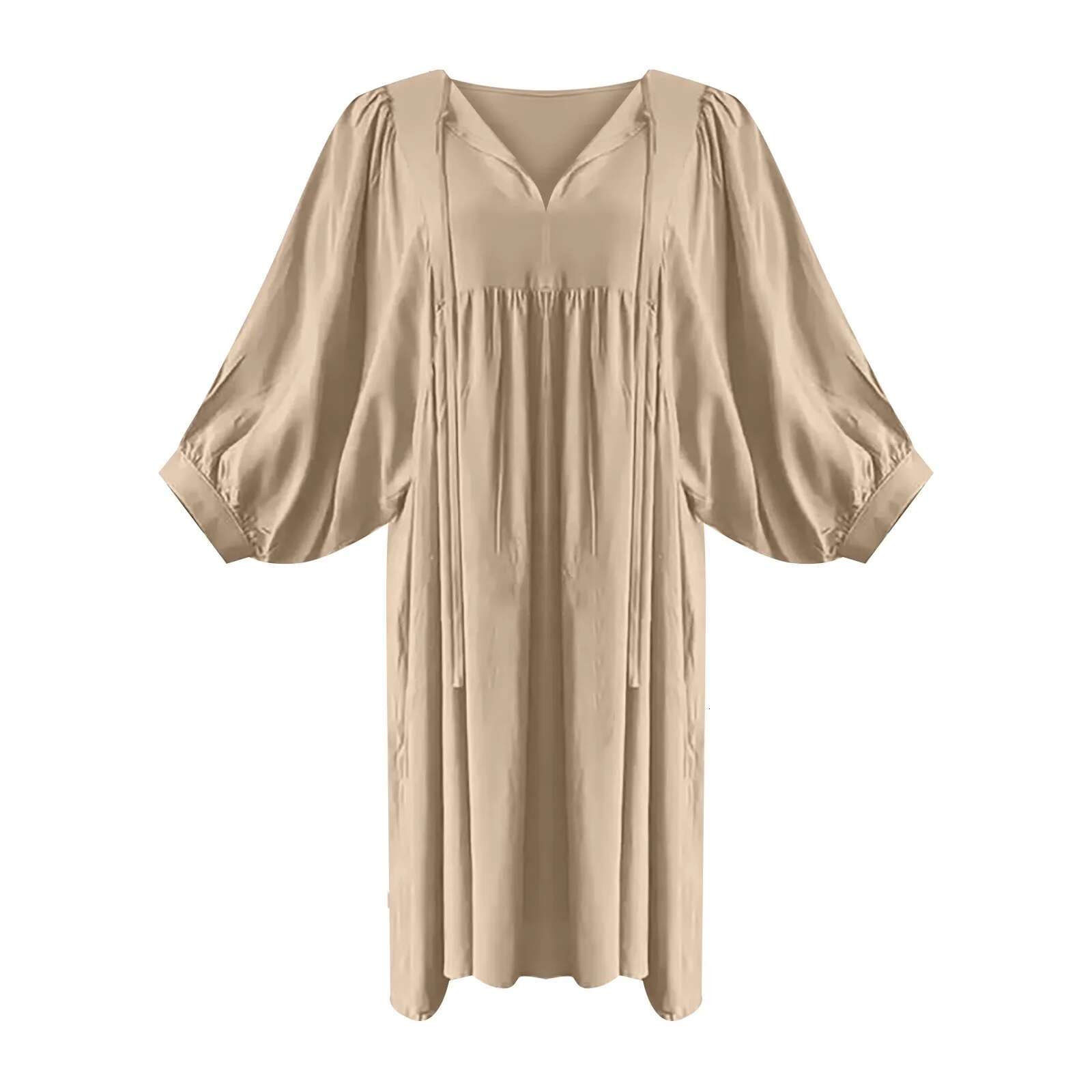 Dongdumaoyi Womens Boho Mini Dress Floral Tassel Tie Front V Neck Summer Dresses Flowy Short Causal Beach Ruffle