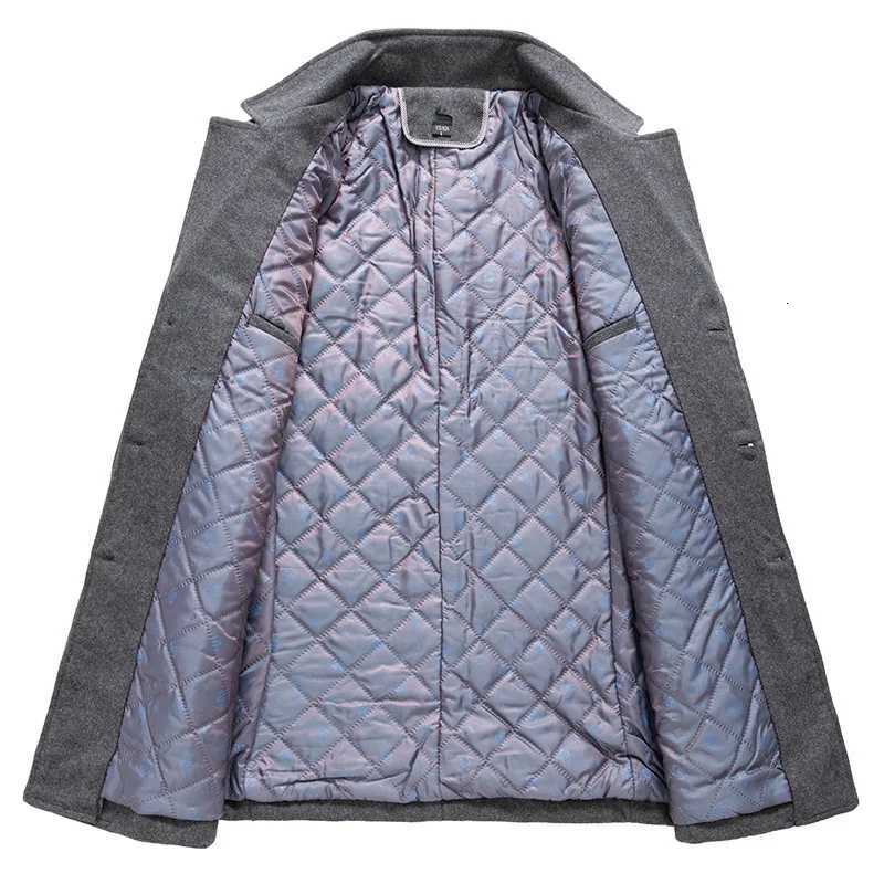 New Winter Men Cashmere Blazers Jackets Suits Coats Male Tailored Collar Overcoats Business Casual Woollen Trench Coats Size 4XLT251125