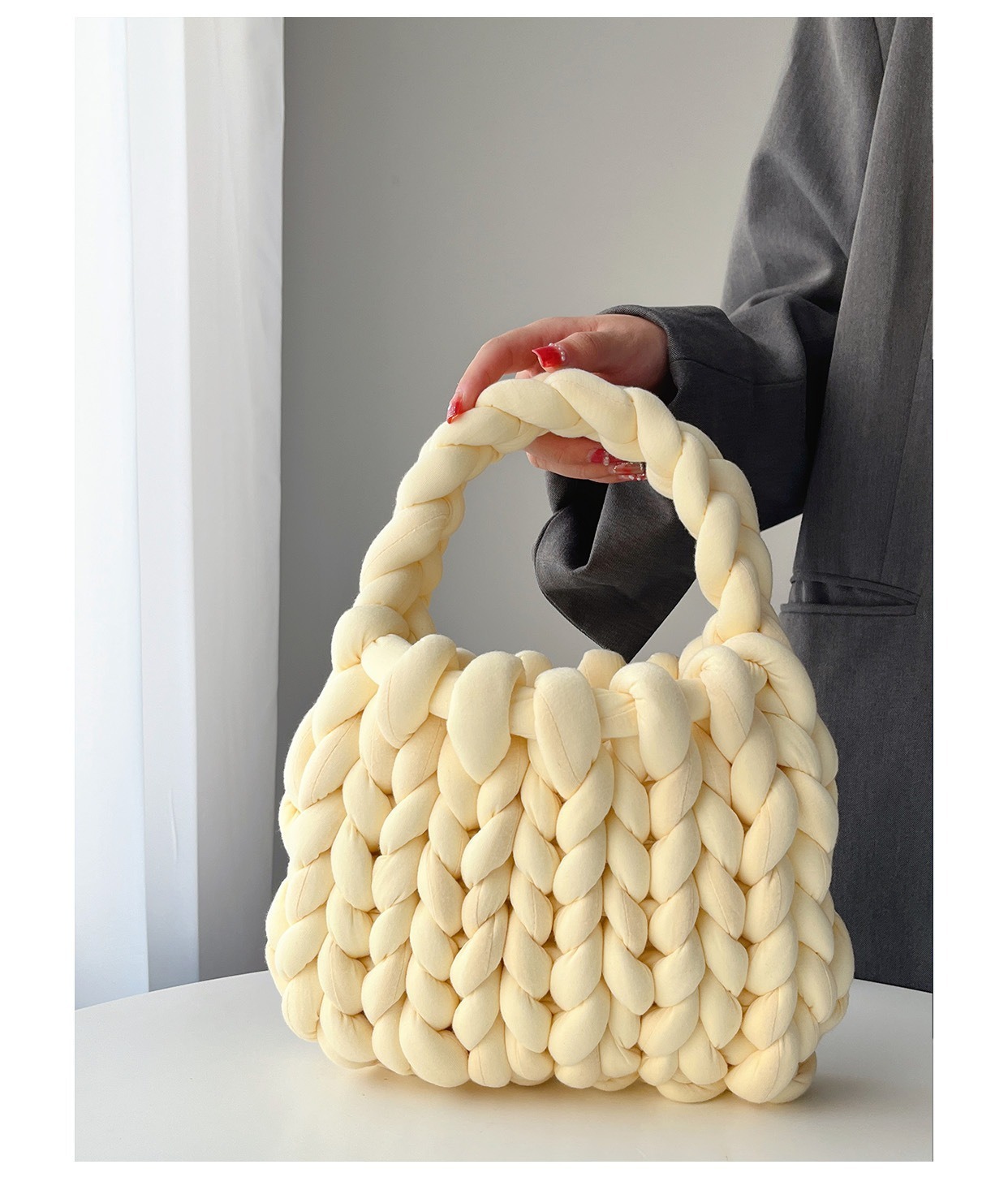 2025 New Arrival Korean-Style Handwoven Women's Straw Tote Bag - Free Shipping Fashion Shoulder Purse