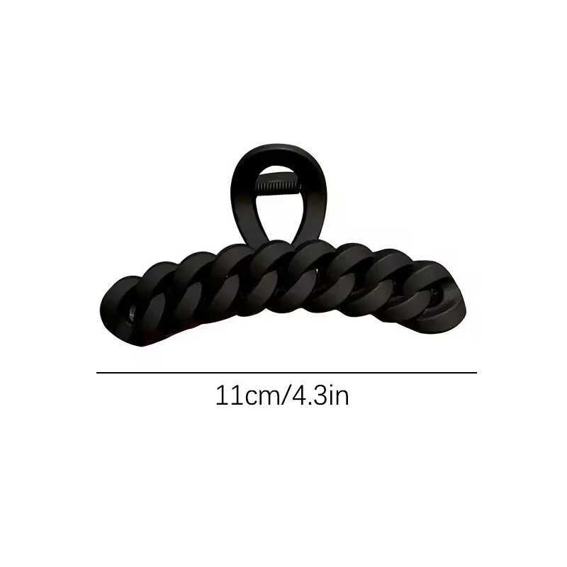 New Womens Fashion Claw Clip Acrylic Hair Claw Korean Girl Shark Claw Clip Wearing Bucket Hair AccessoriesT250425
