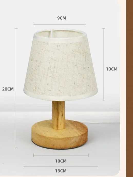 Retro Table Lamp Cozy Decoration for Homestay Night Light Bedroom LampsM251125