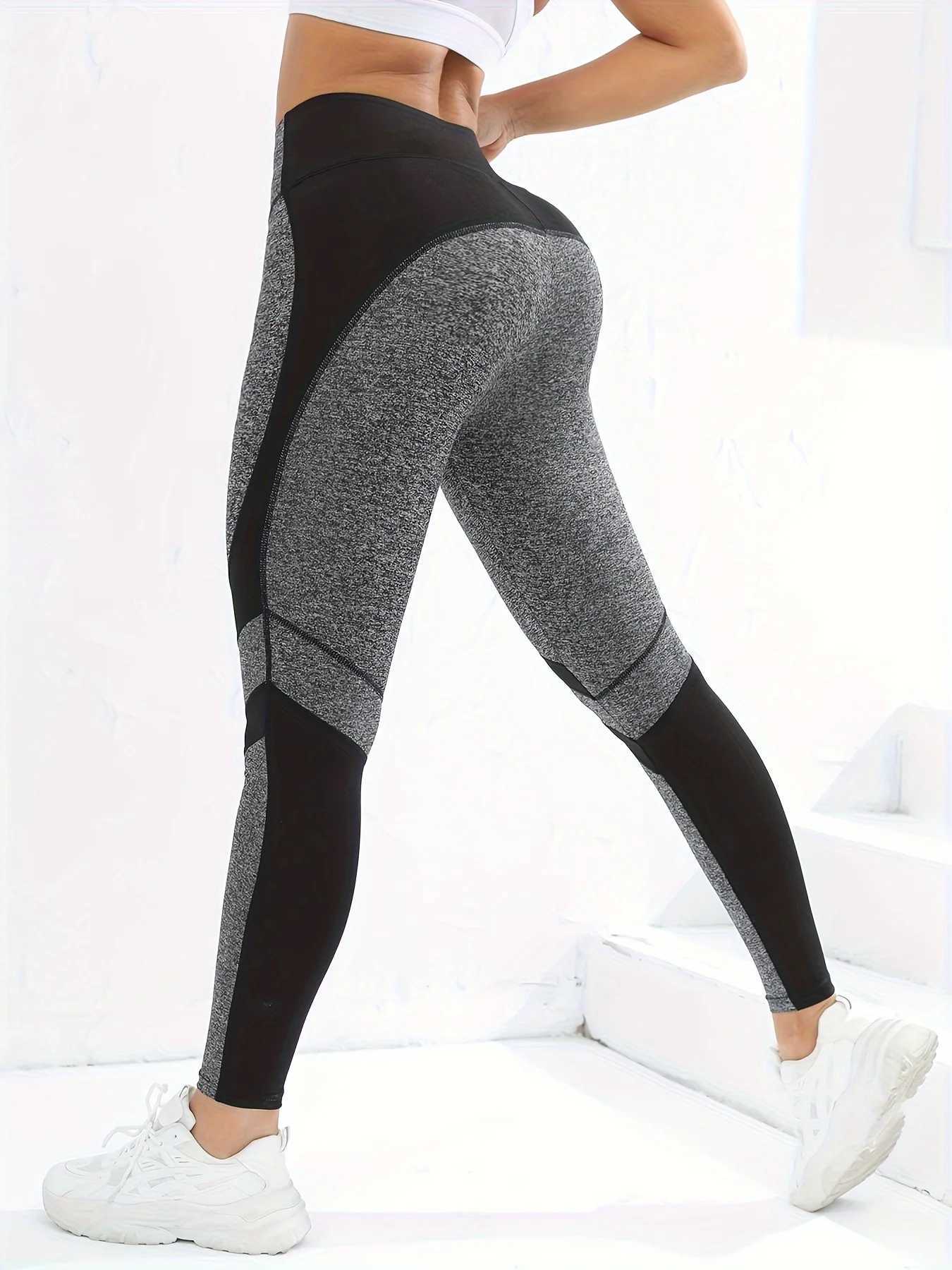 Womens colorful high waist yoga fitness legs stretching running exercise fitness legsC250425